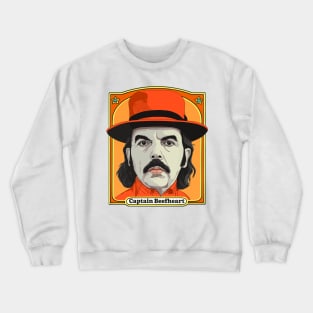 Captain Beefheart  - Retro Original Fan Illustration Crewneck Sweatshirt